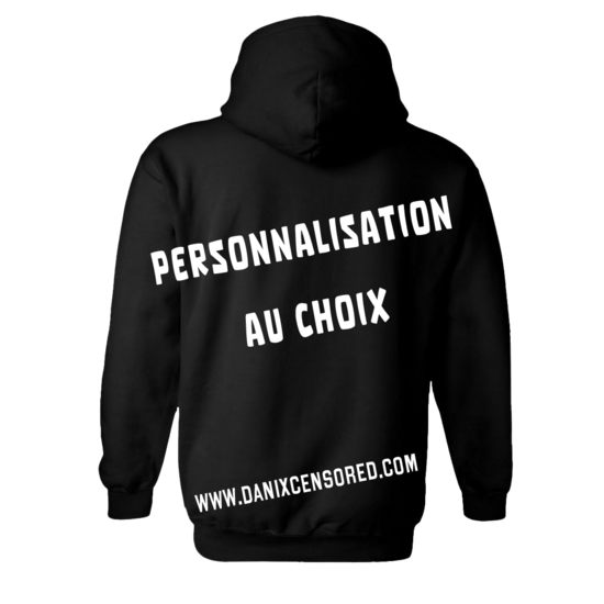 Veste à capuche Personnalisation au choix sur demande